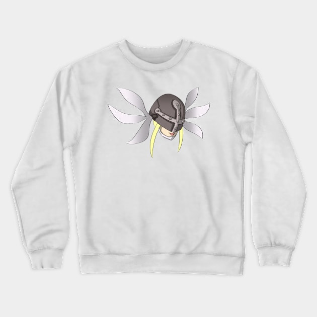 Holy Angewomon Crewneck Sweatshirt by Isaac Smith Art